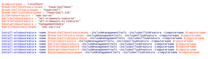 Figure3 Enable features powershell