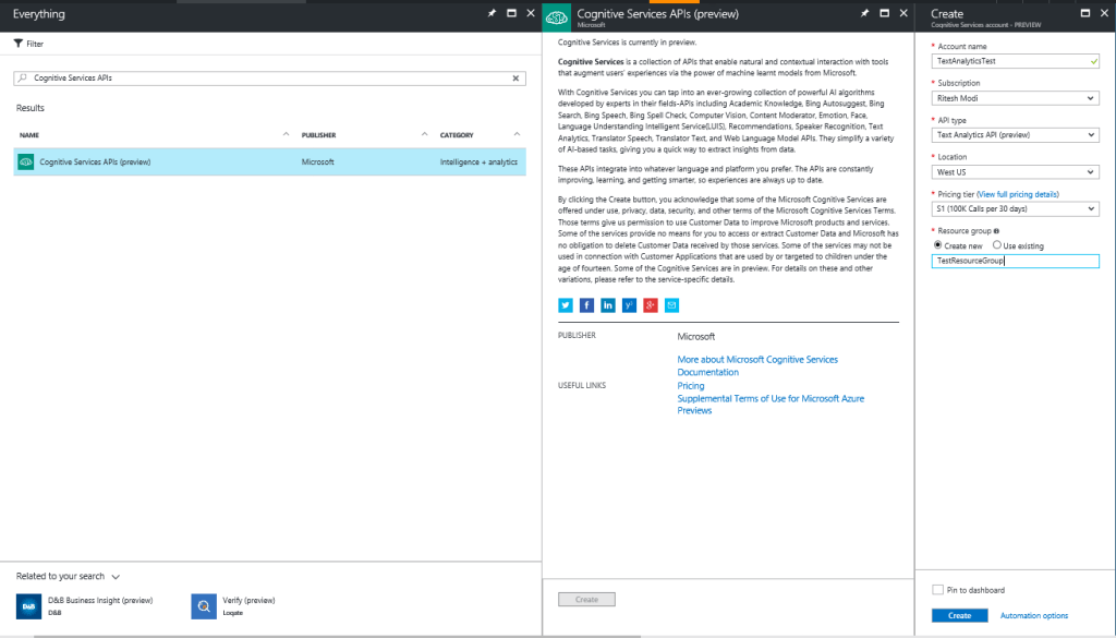 Text Analytics Api Using Text Analytics Key Phrase Cognitive Services API from PowerShell ...