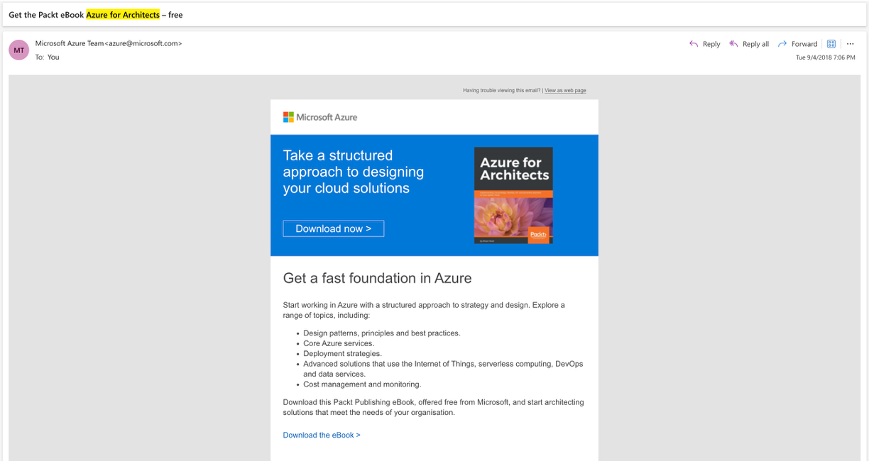 Azure Email
